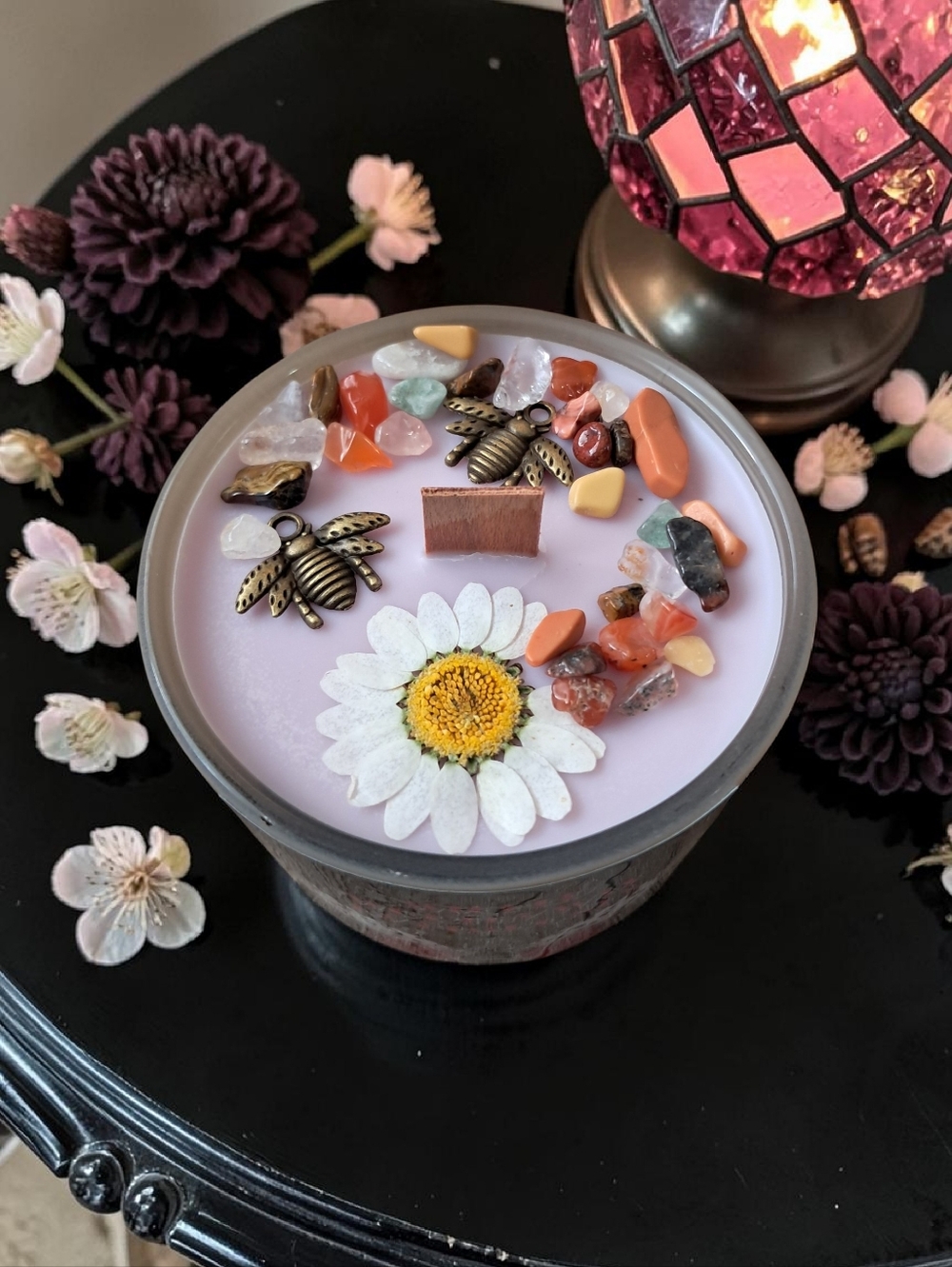 Hand Crafted , Wicked Worthy Wax, Bee Sweet 4 oz candle - Picture 3 of 3